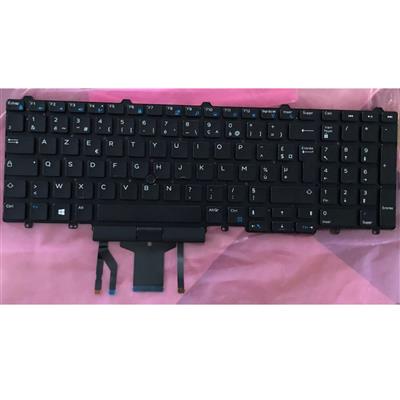 Notebook keyboard for Dell Latitude E5550 E5570 Precision 3510 with pointstick AZERTY