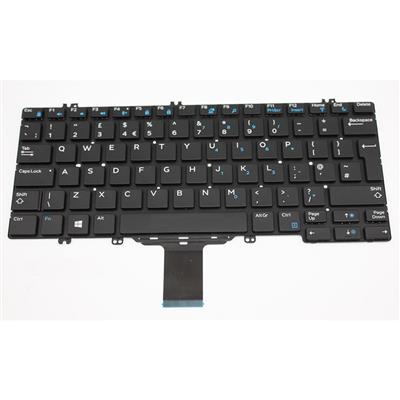 Notebook keyboard for Dell Latitude 5280 5288 7280 with backlit big 'Enter'