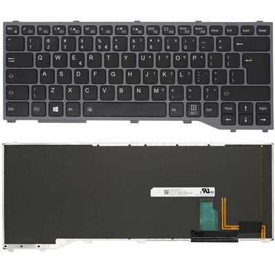 Notebook keyboard for Fujitsu Lifebook T937 T938 big 'Enter' with backlit