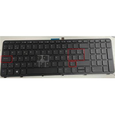 Notebook keyboard for HP Zbook 15 17 G1 G2 with pointstick AZERTY Belgium