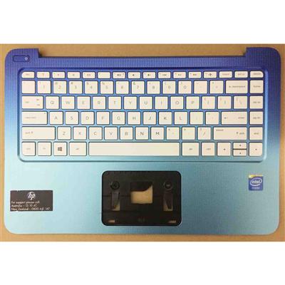 Notebook keyboard for HP Stream 13-C with topcase touchpad blue