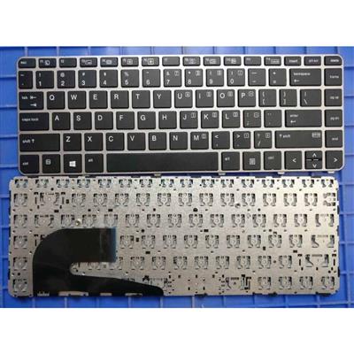 Notebook keyboard for HP EliteBook 745 G3 745 G4 840 G3 840 G4 with silver frame OEM