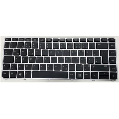Notebook keyboard for HP EliteBook Folio 1040 G3 with backlit GERMAN