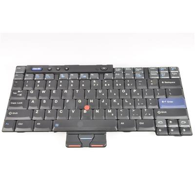 "Notebook keyboard for Thinkpad T40 T41 T42 T43 14"" Black"