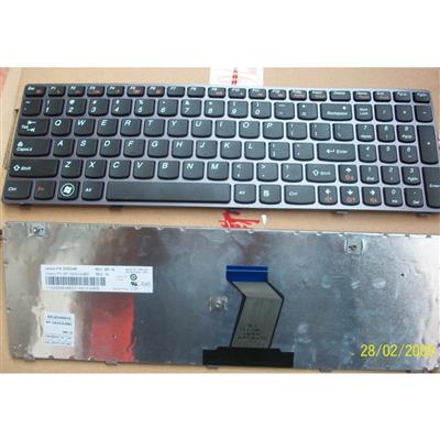 Notebook keyboard for  Lenovo IdeaPad Z580 G580 V580  grey frame