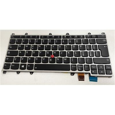 Notebook keyboard for Lenovo Thinkpad X380 with backlit Italian