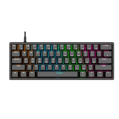 RGB Gaming Mechanical Keyboard G101, 61-keys, black, USB