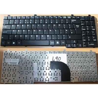 Notebook keyboard for Medion Akoya S5610 Mitac 8227 black