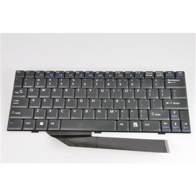 Notebook keyboard for MSI U100 black