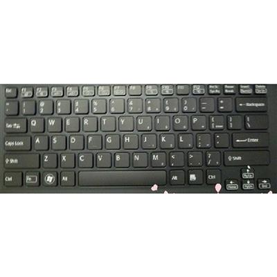 Notebook keyboard for Sony VPCSA VPCSB VPCSD  black, without frame ,with backlit