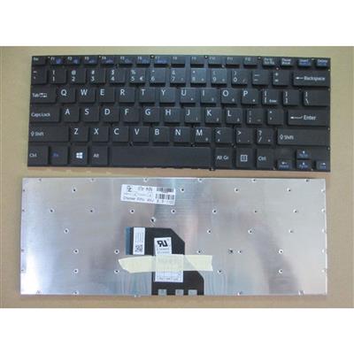 Notebook keyboard for Sony SVF14 SVF143A1QT SVF142A23T black