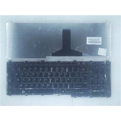 Notebook keyboard for Toshiba Satellite P300 L350 L355 L500 Series BLACK AZERTY