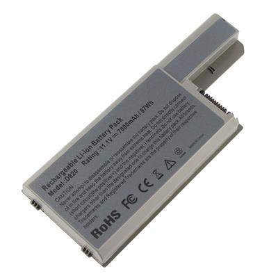 Notebook battery for DELL Latitude D820 series (11.1V 6600mAh)  10.8V /11.1V 6600mAh