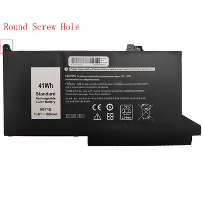 Notebook battery for Dell Latitude 13 5300 7300 series 0G74G 11.4V 41WH 3600mAh