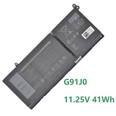 Notebook Battery for Dell Latitude 3320 3420 3520 Vostro 3510 5410 5510 Inspiron 5518 G91J0 11.4V 3300mAh