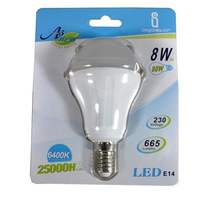 8W E14 LED lamp, 680lm, 6400K (daglicht)