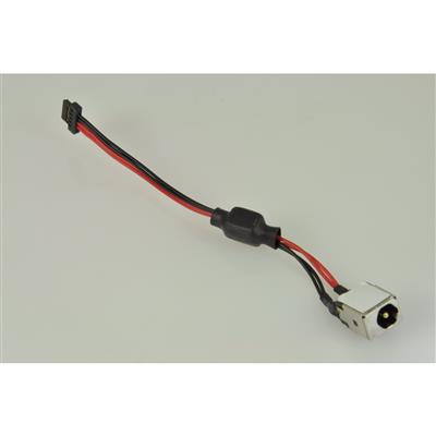 Notebook DC power jack for PACKARD BELL DOT S2W NAV50 with cable