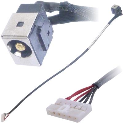 Notebook DC power jack for MSI GE70 GE60 A6400 with cable,8cm longer than LPJ2610MS