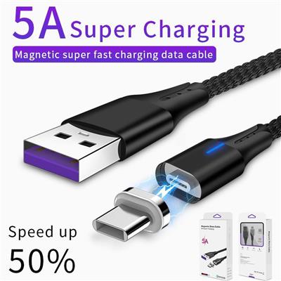 USB-C Magnetic Cable,1M, 5A for Huawei Mate 20 & etc.