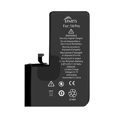 Mobile Battery for Apple iPhone 14 Pro 3.87V 3200mAh Li-ion A2656 Li-ion