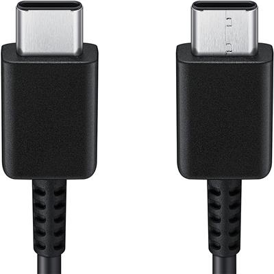 Genuine Samsung Galaxy Note 20 Ultra S20 S20+ Type-C to Type-C 1m 3A Fast Charger Cable Black