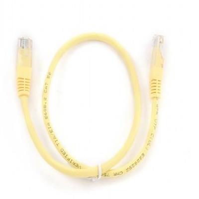 Cablexpert UTP CAT5e Patch Cable,yellow, 0.25m