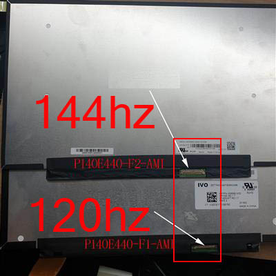 14" LED FHD Matte IPS EDP 40PIN Screen 144HZ No Brackets