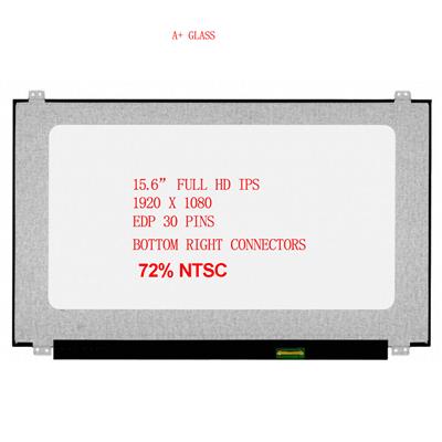 A+ Klasse 15.6" LED WUXGA HD IPS 1920x1080 (36.cm) Notebook Matte Scherm EDP 30 pin