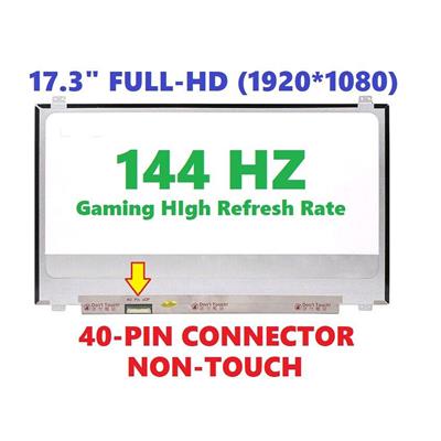 17.3" FHD IPS LED Matte 144HZ EDP 40 Panel