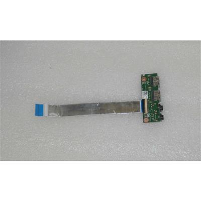 Notebook USB Port Audio Jacks Board for Asus  K53E used