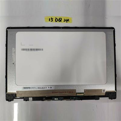 "HP Pavilion x360 15-DQ 15.6"" LCD touch screen assembly With frame and Digitizer Board FHD L51357-001"