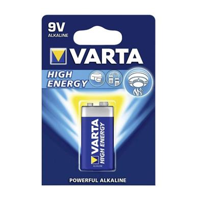 VARTA 9V High Energy Blok batterij, LR22, Blister