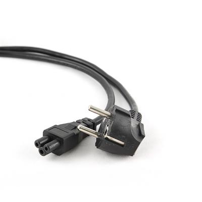 New Longwell 3-pin Mickey Mouse (C5) EU Powercord, length 1,8m