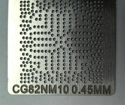 Notebook Intel CG82NM10 Chipset Stencil
