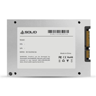 Solid 2.5" SATA 128GB Solid State Disk, Bulk