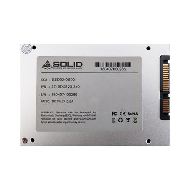 Solid 2.5" SATA 240GB Solid State Disk, Bulk
