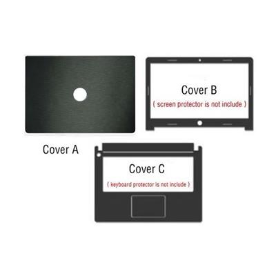 Notebook Skin for Dell Latitude E6430, A/B/C, Brushed Black (without fingerprint slot)