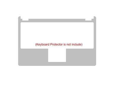 Notebook Skin for HP EliteBook 820 G3, Cover C, Silver (without keyboard and fingerprint slot)