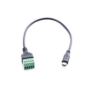 USB-C Male to Terminal Block 5 Pin, 30CM