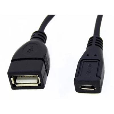 USB A Female to Micro USB Female adapter cable,25cm