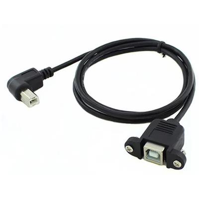 USB B Male to Female adapter cable,0.5M