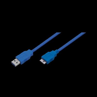 USB 3.0 A Male to Micro USB B Male, blue, 3M, CU0050