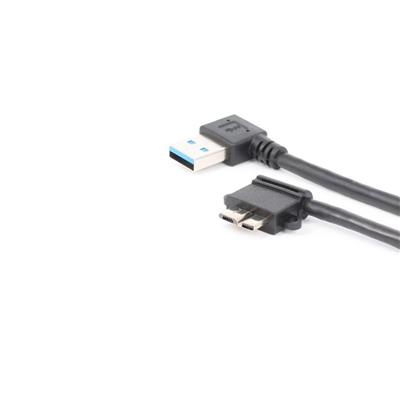 Right Angle USB 3.0 to Right Angle Micro USB B 3.0 Converter Cable,27CM