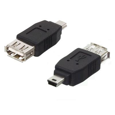 USB A/F naar Mini B Adapter