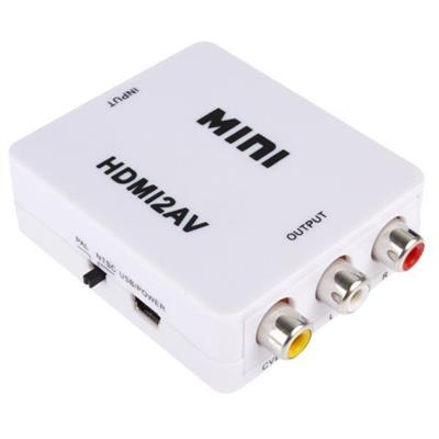 HDMI naar AV (CVBS) signaalomvormer 1080P + audio L/R, HA07