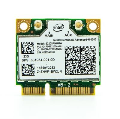 Intel Dual Band Mini PCI-E Draadloos-6205AGN
