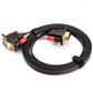 Slimline VGA Extension Cable 150CM, Black
