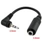 Stereo Jack Converter Cable 2.5mm to 3.5mm, 15cm (M/F)