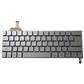 Notebook keyboard for  Acer Aspire S7-391 S7-392 silver