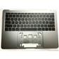 Notebook keyboard for Apple Macbook Pro A1708 with topcase silver 2016 2017